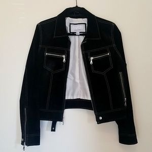 Wilson's Leather Moto Jacket Suede